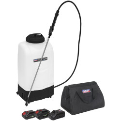 Sealey CP20VGBSKIT SV20 Series 15L Cordless Garden Backpack Sprayer 20V 2 Batts