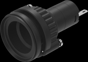 Frame part without orifice plate, 24 V AC/DC, faston plug 2.8 x 0.5 mm, 14-040.002