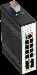 852-1505/000-001 Switch, 12-Port, Gigabit Ethernet, PoE+, SFP