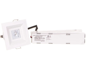 Oprawa awaryjna LOVATO P ECO LED 1W 120lm (opt. otwarta) 1h jednozadaniowa biała LVPO/1W/E/1/SE/AT/WH