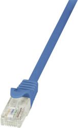 kabel LAN LogiLink CP2056U, 1 szt., RJ45, CAT 6, U/UTP, 2.00 m, niebieski