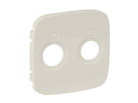 VALENA ALLURE Plakietka kremowa gniazda TV-SAT końcowe lub przelotowe lub zakończeniowego 754826 LEGRAND
