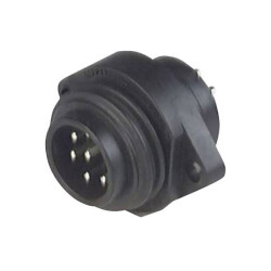 Hirschmann CA6GS 6 Pole + Earth Panel Plug