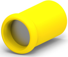 Foil connectorwith insulation, 3.0-6.0 mm², AWG 12 to 10, yellow, 12.14 mm, 328309