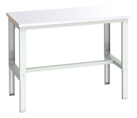 Stół warsztatowy szer. 900mm maks. obciążenie: 450kg Podstawowy stoł Blacha stalowa dł. 1500mm wys. 740 → 1140mm