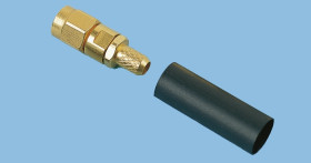 Złącze koncentryczne Montaż na kablu Męski 50Ω typ złącza Złącze SMA 0 to 12.4GHz Połączenie zagniatane typ kabla