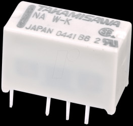 Subminiature relay NA 24 V DC, 2x 2 A change-over contacts