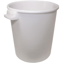 Faithfull FAI10GBUCKET Builder&#x27;s Bucket 50 litre (10 gallon) - White