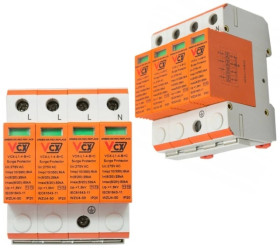 Ogranicznik Przepięć Ochronnik Ogranicznik Klasy L1 T1T2 B+C 4P 6kA VCX