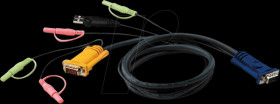 2L-5305U KVM cable, VGA, USB, 5.0 m