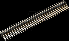 10120172 pin header 2x36-pin, gold plated