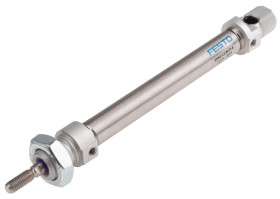 Siłownik pneumatyczny skok: 80mm Festo Ø 12mm dwustronnego działania Action 185mm Elastomer DSNU-12-80-P-A M5