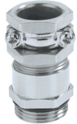Cable gland, PG36, 50/50 mm, Clamping range 27 to 34 mm, IP55, silver gray, 52000980