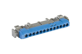 Listwa przyłączeniowa 13-otworów niebieska IP2xN13 004844