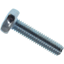 METALMATE MEMMSPAN0625 Machine Screw Pozi Compatible Pan Head ZP M6 x 25mm Box25