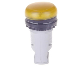 Główka lampki sygnalizacyjnej 22mm żółta M22-LC-Y 216910