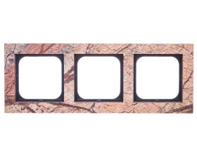 SONATA Ramka potrójna kameń (forest) R-3RK/36