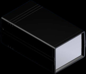 ABS enclosure, (L x W x H) 145 x 85 x 61 mm, black (RAL 9004), IP54, 10003.9