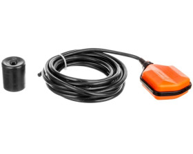 Wyłącznik pływakowy z przewodem PVC 5m do wody czystej i szarej z przeciwwagą LVFSP1W05