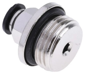 Adapter gwintowany prosty gwint – rura, 20 barów