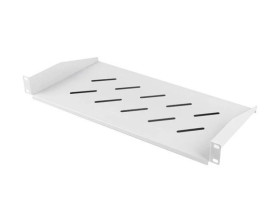 Półka do szaf 19 350/450/600/800/1000mm szara lanberg (1u/483x220mm udźwig do 25kg) AK-1014-S