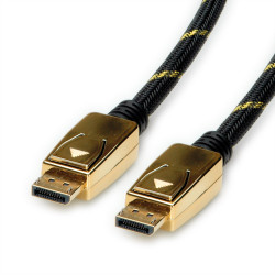 Kabel DisplayPort długość 10m B: Display Port A: Display Port v. 1.2 Roline 4096 x 2560
