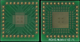 RE934-04E Multi-adapter QFP32 and QFN32 P=0.80 mm RM 2.54 mm