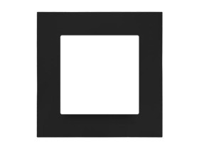 SIMON 55 Ramka 1 pojedyncza LINE czarny mat TR1/149 KONTAKT SIMON
