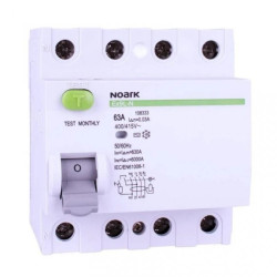 Wyłącznik różnicowoprądowy 4P 63A 30mA typ AC 6kA Ex9L-N