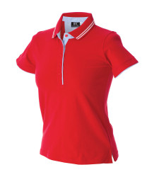 RODI LADY RED POLO IN JERSEY