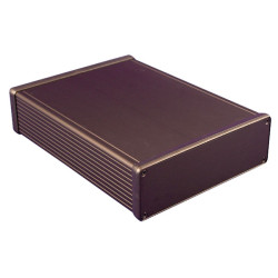 Hammond 1455T2201BK Extruded Aluminium Enclosure 223x160x51.5mm Black