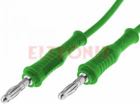 PRZEWÓD POMIAROWY 1M PVC0.75MM2 ZIELONY ZIELONY