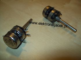 Potencjometr suwakowy 2x100k Ohm C 1W