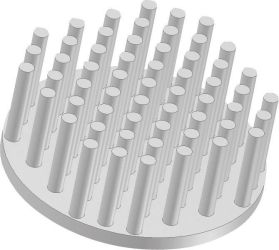 Fischer Elektronik 10006891 ICK S R 50 x 20 Radiator pinowy 8.55 K/W (Ø x W) 50 mm x 20 mm