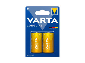 2x Bateria R-14 LR14 C 1,5V alkaliczna Varta longlife blister