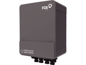 Przeciwpożarowy wyłącznik prądu do systemów fotowoltaicznych PV dla 2 MPPT 1500V DC MC4 wyłącznik silnikowy IP66 FOX-S-BOX FoxES