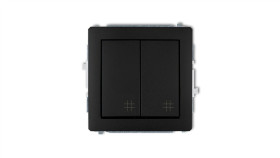 Mechanizm Łącznika Podwójnego Krzyżowego Czarny Mat 12Dwp-66