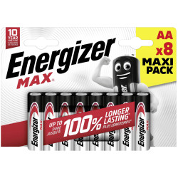 Energizer E303324700 Max AA Battery Alkali-Manganese 1.5V 8 pc(s)
