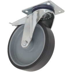 Sealey SCW2100SPLEM Medium-Duty Thermoplastic Swivel Castor Wheel -TL &#xD8;100mm