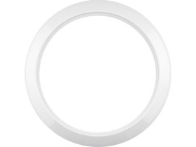 Serie 1930 Ramka 1 pojedyncza z wycięciem do elementów centralnych Twinpoint biały 138199 HAGER