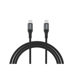 Złącze USB-C/USB-C wt-wt 1,2m QC Dudao L3CC 60W oplot czarny / 181521 hur