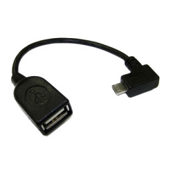Adapt USB OTG AF / micro USC wtyk kątowy