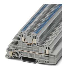 Zacisk do montażu na szynie DIN Phoenix Contact poziomy: PotrójnyŚruba UTI 2.5-L/N 24A 250 V