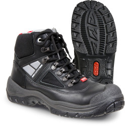 Jalas 3318 Unisex Czarny, Szary, Czerwony Aluminium, Buty ochronne 5 38