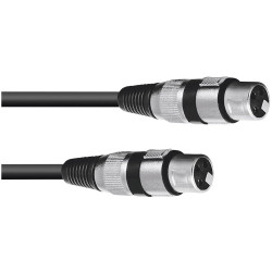 Omnitronic 3022075C Audio & Video Cable Assemblies black flexible 2m