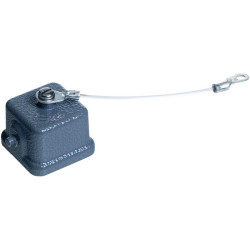 Harting 09 20 003 5426 Han&#xAE; 3 A Cover for Housing Male Insert Zinc Die-cast