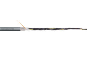 Control Cable liczba żył 25 1,5 mm² Ekranowany Igus 21 A średnica zew 22.5mm Szary