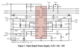 Triple Monolithic Switching Regulator