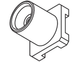 Złącze koncentryczne Montaż powierzchniowy Żeński 50Ω typ złącza Złącze MCX Lutowane