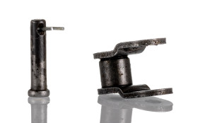 Ogniwo łańcucha rolkowego, typ: 06B-1, połączenie: Łącze offsetowe, Stal węglowa